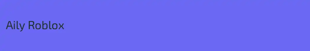Aily Roblox